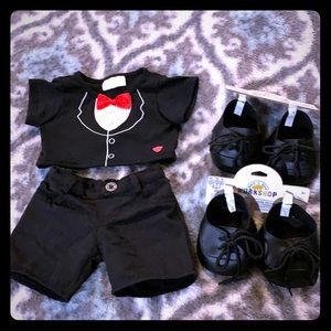 Build a bear tux for a 4-legged friend with a tail